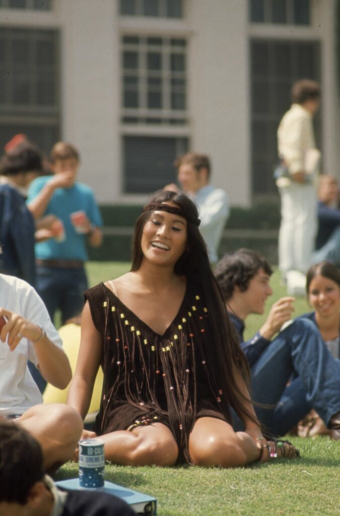 Highschooler In 'Hippy' Fashions