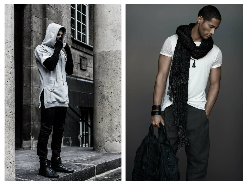 Bílá & černá - pánská móda 2015