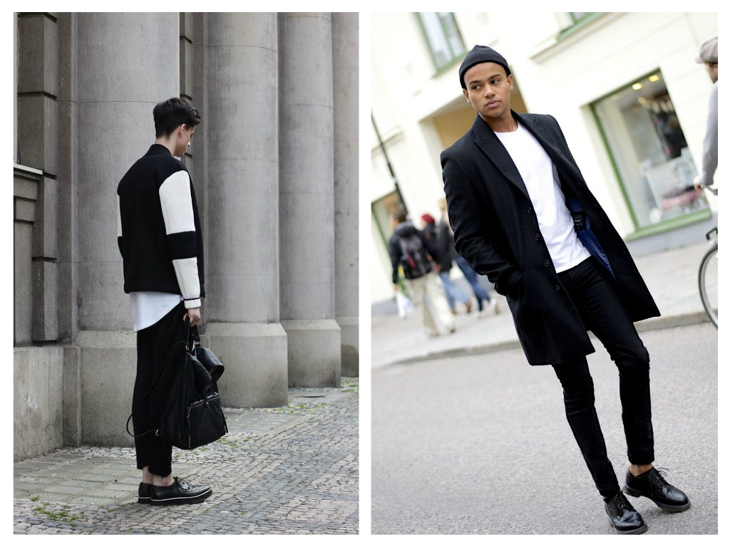 Bílá & černá - pánská móda 2015