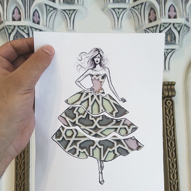 sketch-paper-cutout-art-fashion-design-architecture-shamekh-bluwi-3