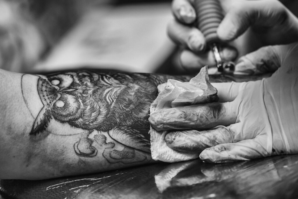 owl, tattoo, bird