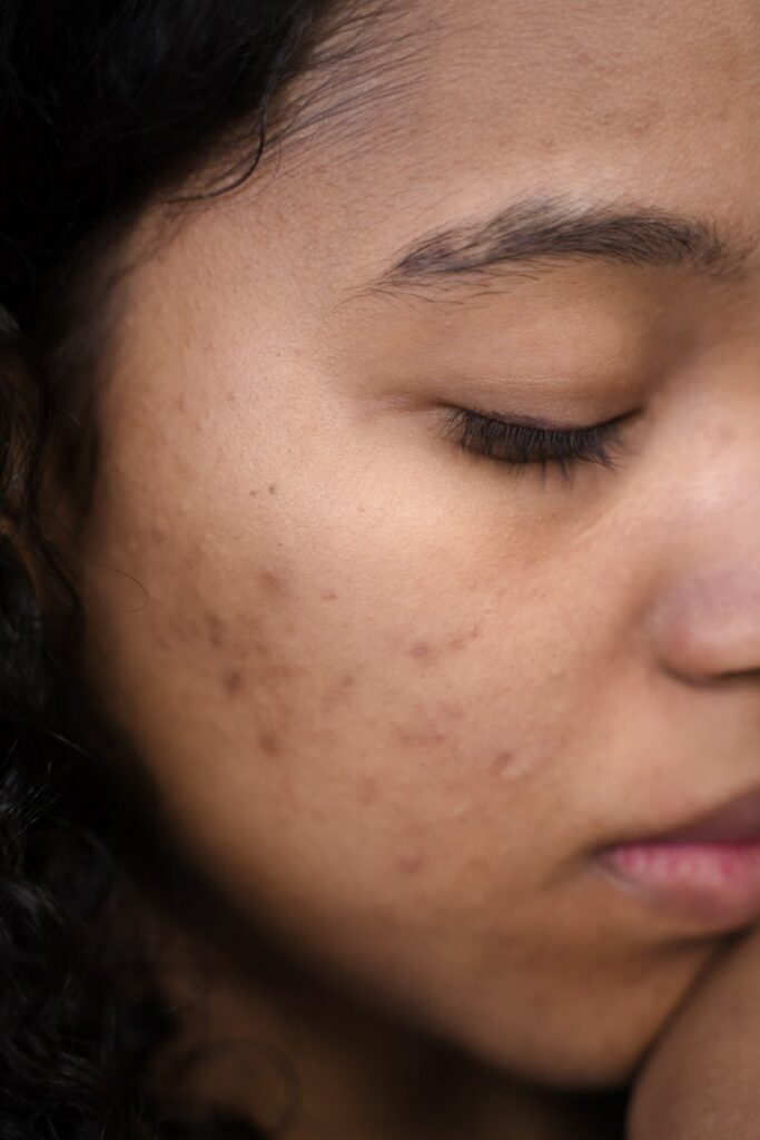 Extreme Close Up of Person's Face